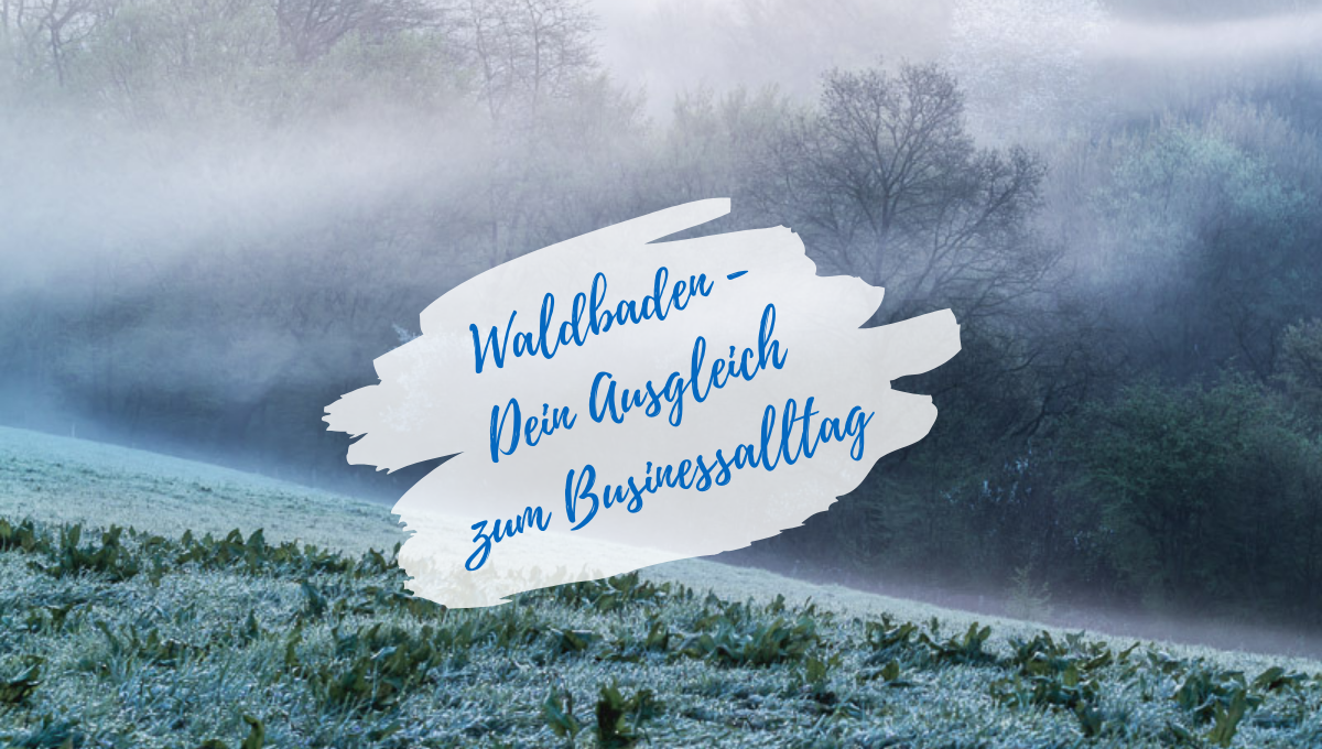 Grafik - Waldbaden - Dein Ausgleich zum Businessalltag
