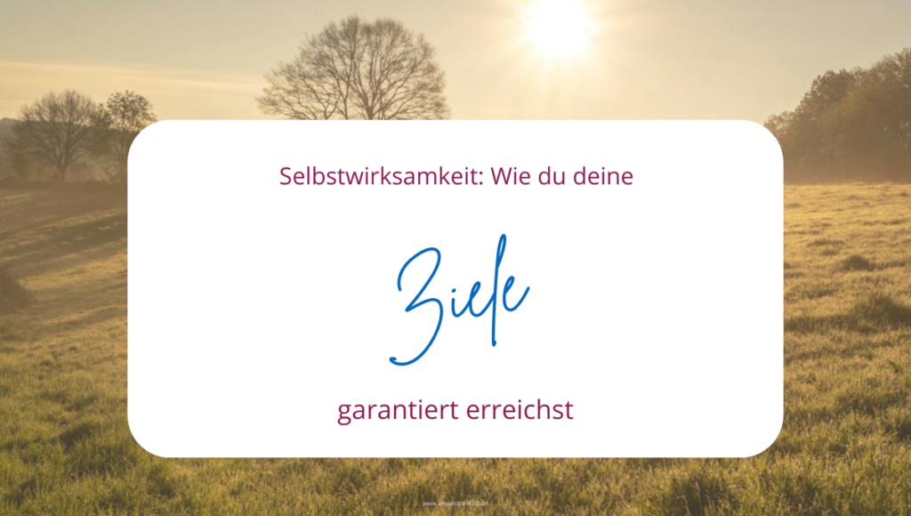Grafik - Wie du deine Ziele garantiert erreichst